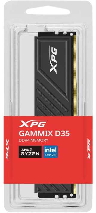 RAM Atmintis ADATA XPG Gammix D35, DDR4, 8 GB, 3600MHz, CL18 (AX4U36008G18I-SBKD35)