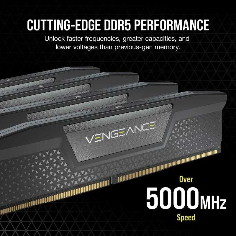 Corsair Vengeance DDR5 atminties modulių detalė