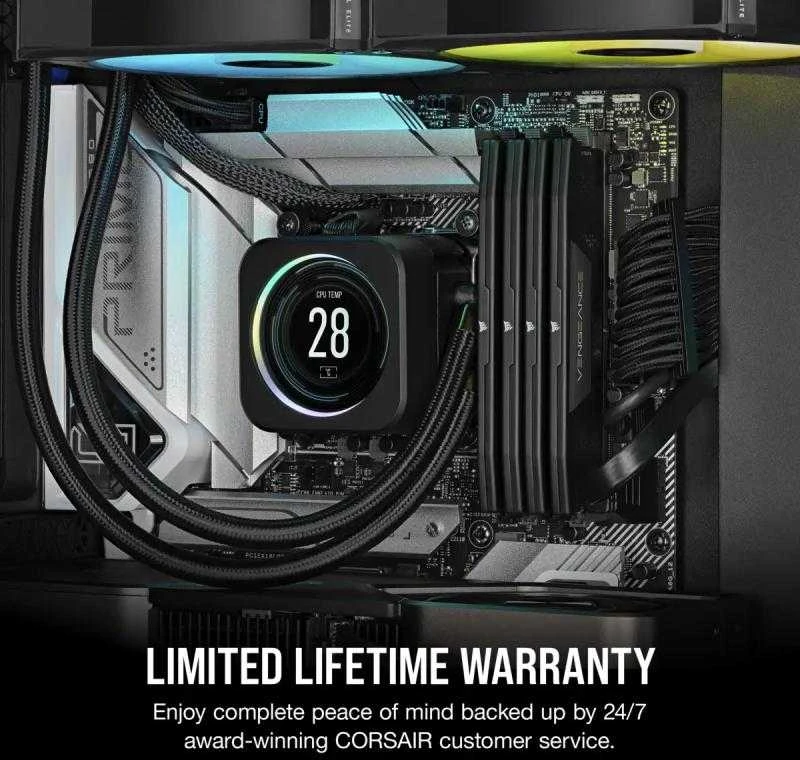 RAM „Corsair Vengeance CMK32GX5M2B6400C32“ ausinės