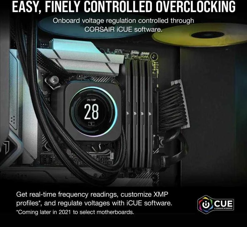 RAM „Corsair Vengeance CMK32GX5M2B6400C32“ ausinės