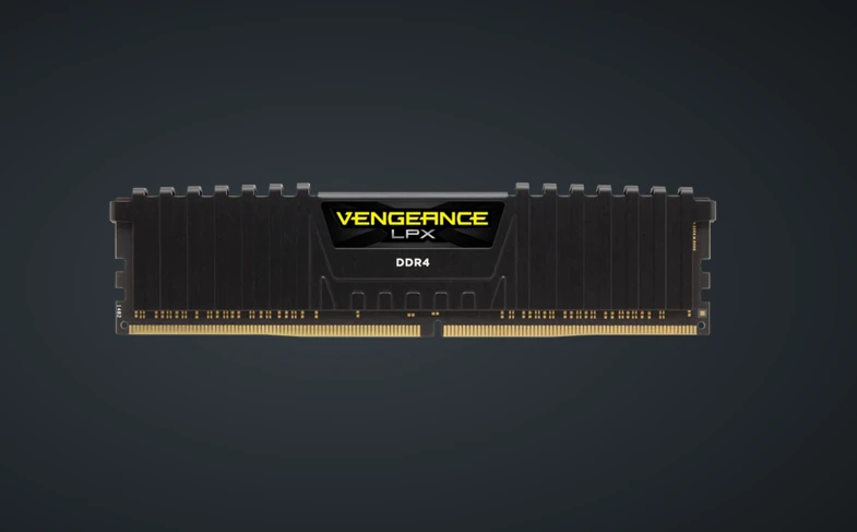 RAM CORSAIR DDR4 3600MHz 32GB 2x288 DIMM Unbuffered 18-22-22-42 Vengeance LPX juodas Šilumos skirstytuvas 1.35V XMP 2.0 skirtas AMD Ryzen