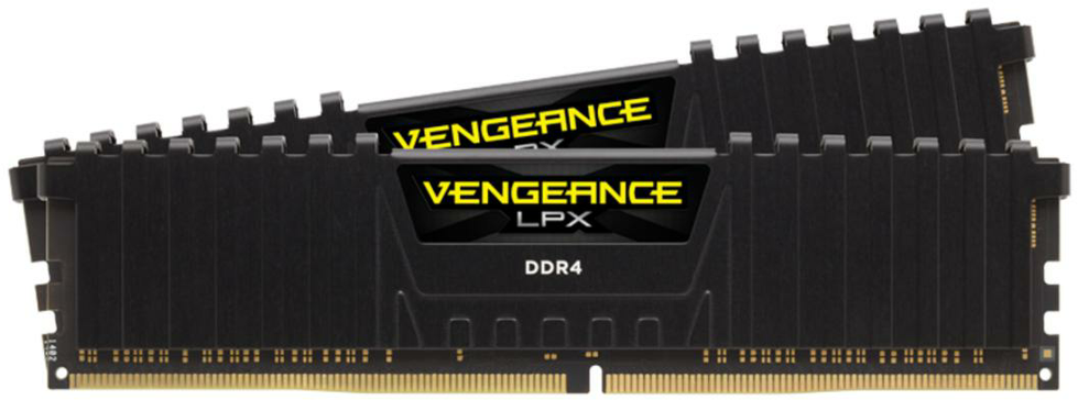 RAM CORSAIR DDR4 2666MHz 32GB Kit 2x16GB Vengeance LPX Juodas Skylake 1.2V XMP2.0