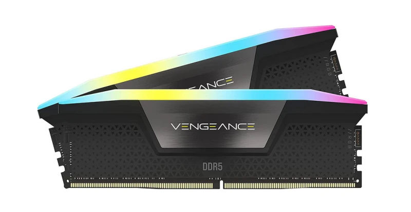 RAM 64 GB PC 5600 CL40 CORSAIR KIT (2 x 32 GB) Vengeance RGB b mažmeninė prekyba