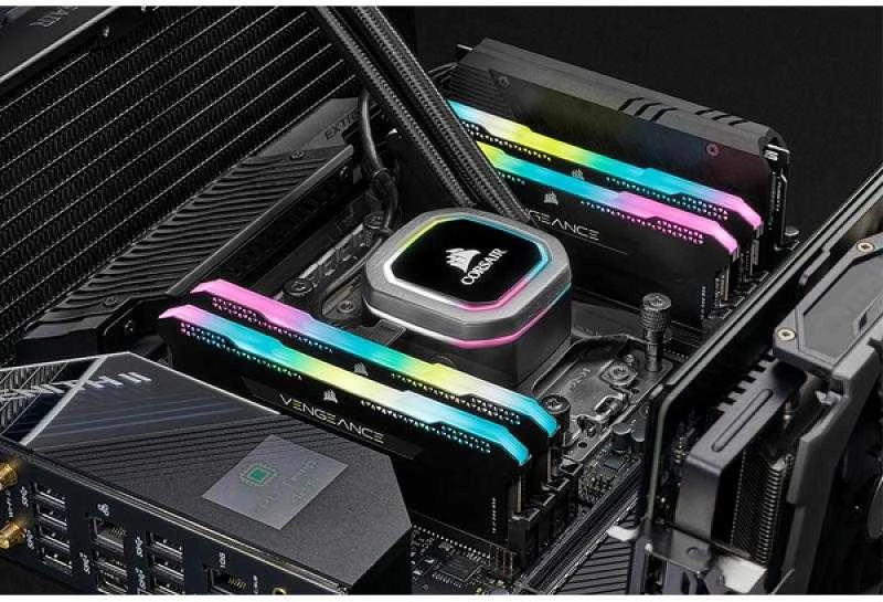 RAM CORSAIR DDR4 16GB 2x8GB 3200MHz DIMM CL16 VENGEANCE RGB Pro SL Juodas 1.35V XMP 2.0