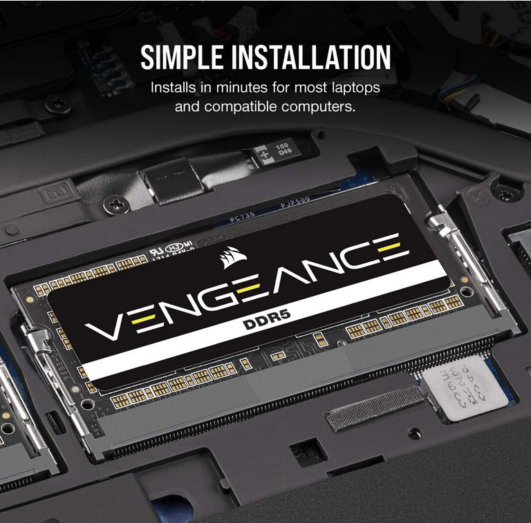 Nešiojamo kompiuterio atmintis Corsair 32 Kit (16GBx2) GB SODIMM 4800 MHz Nešiojamasis kompiuteris Registruotas Ne ECC Nr.
