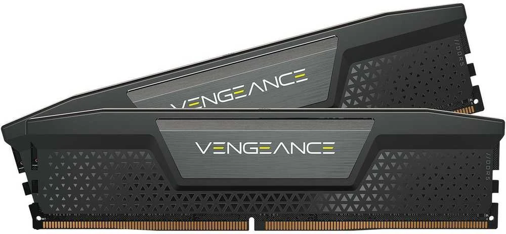 RAM CORSAIR VENGEANCE 32GB 2x16GB DDR5 6000MT/s DIMM Unbuffered 30-36-36-76 Std PMIC XMP 3.0 Juodas Heatspreader Juodas PCB 1.4V