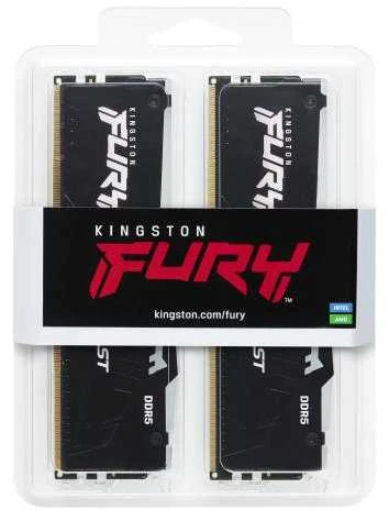 RAM KINGSTON 16GB 6000MT/S DDR5 CL30 DIMM (KIT OF 2) FURY BEAST RGB EXPO
