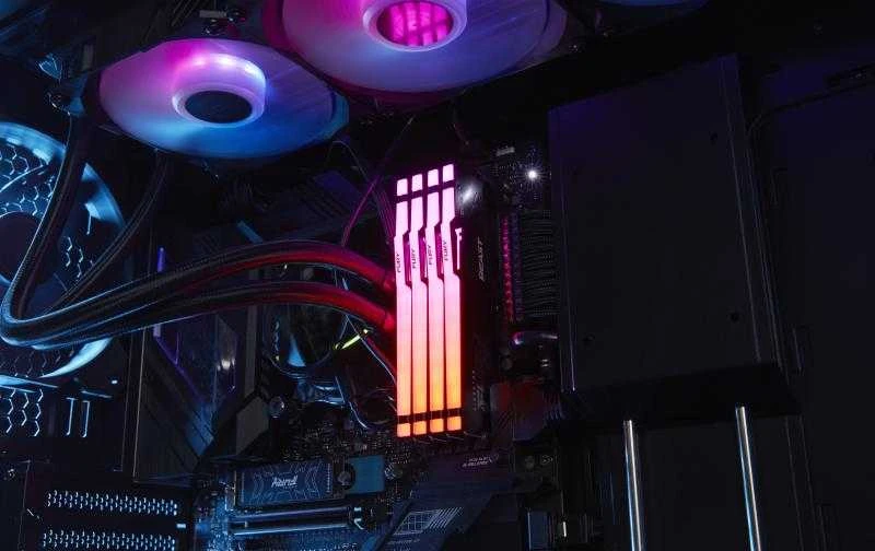 RAM Kingston KF568C34BBEAK2-32 32GB 6800MT/s DDR5 CL34 DIMM (Kit of 2) FURY Beast Juodas RGB EXPO | Kingstonas