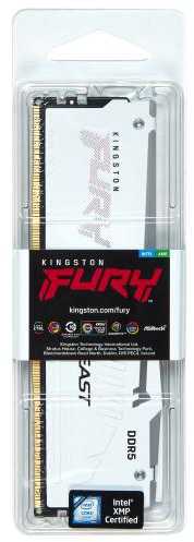 RAM „Kingston KF564C32BWEA-32“ 32 GB 6400 MT/s DDR5 CL32 DIMM FURY Beast Baltas RGB EXPO | „Kingston“