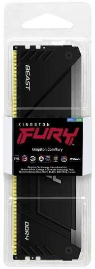 RAM „Kingston KF436C17BB2A/8“ 8 GB 3600 MT/s DDR4 CL17 DIMM FURY Beast RGB | „Kingston“