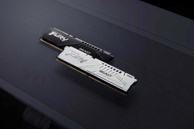 RAM Kingston KF564C32BWEK2-64 64GB 6400MT/s DDR5 CL32 DIMM (Kit of 2) FURY Beast Baltas EXPO | Kingstonas