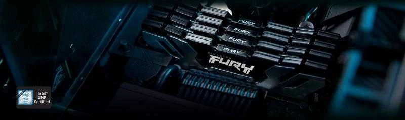 RAM Kingston KF564C32RS-16 16GB 6400MT/s DDR5 CL32 DIMM FURY Renegade Sidabrinis | Kingston