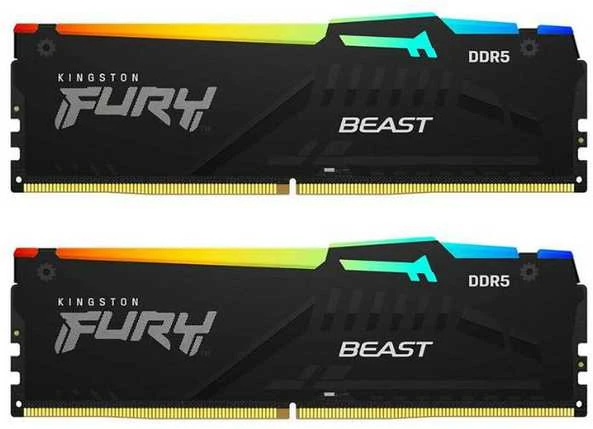 Kingston FURY Beast DDR5 RGB atminties modulių komplektas