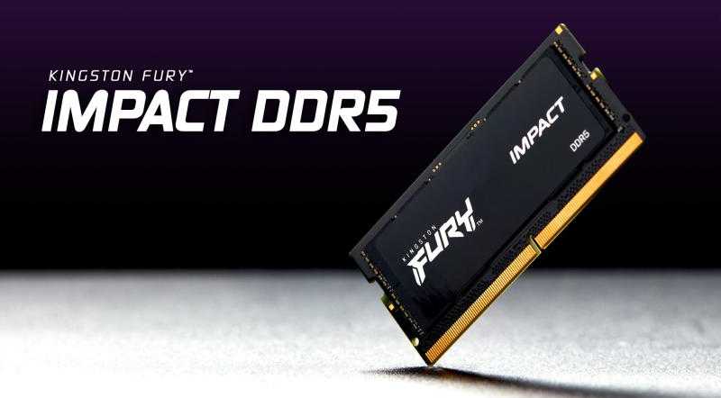 RAM „Kingston KF548S38IB-8“ 8 GB 4800 MHz DDR5 CL38 SODIMM FURY Impact atmintis | „Kingston“