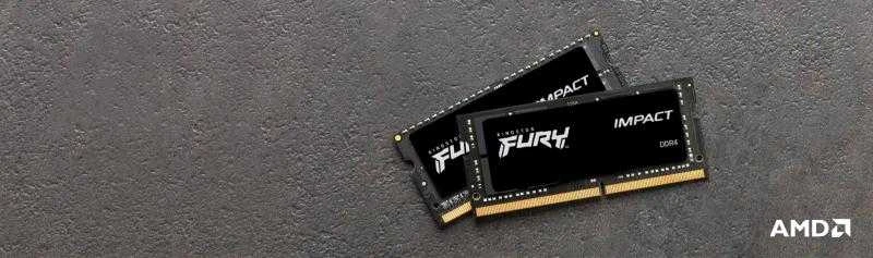 Nešiojamo kompiuterio atmintis HyperX Kingstonas | Fury Impact | 2x8 GB | SODIMM | 3200 MHz | Užrašų knygelė | Registracijos Nr. | ECC Nr