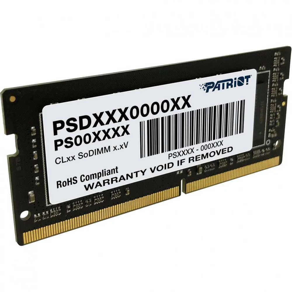 Nešiojamo kompiuterio atmintis PATRIOT Signature Series 16GB DDR4 1x16GB 3200MHz SODIMM Single
