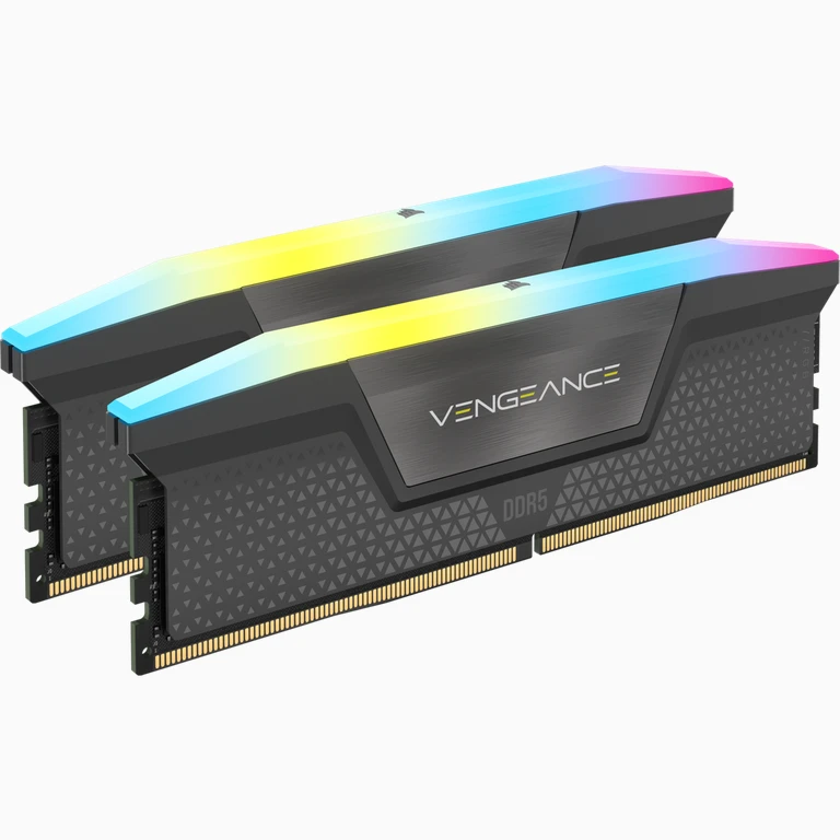 RAM 64 GB PC 5200 CL40 CORSAIR KIT (2 x 32 GB) VENGEANCE RGB B mažmeninė prekyba