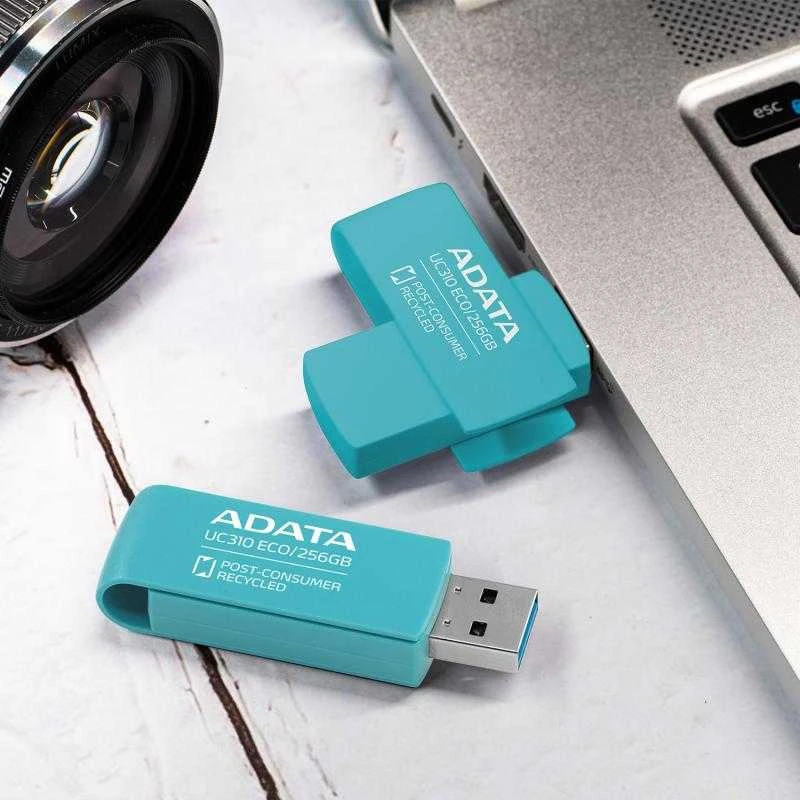 ADATA | USB atmintinė | UC310 ECO | 256 GB | USB A tipo | Žalias