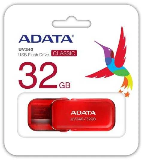 ADATA | UV240 | 32 GB | USB Type-A | Raudona