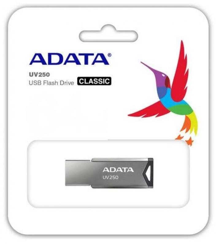 ADATA DUOMENYS | FlashDrive UV250 | 16 GB | A tipo USB | Sidabrinis
