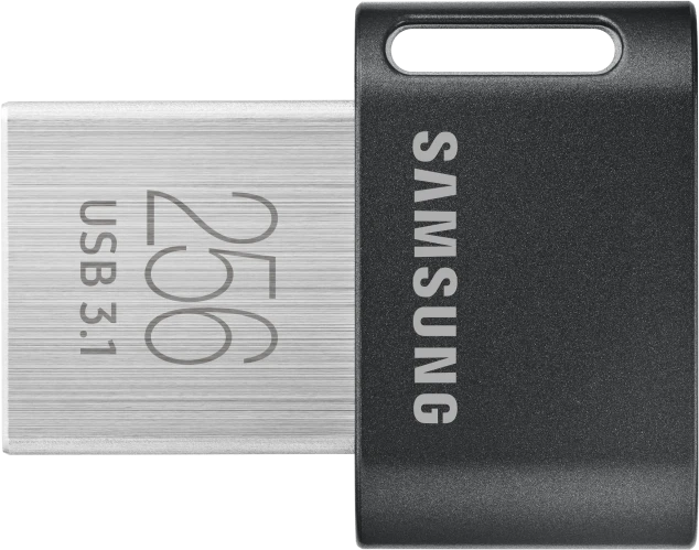 USB laikmena Samsung FIT Plus, 256 GB, Juodos spalvos