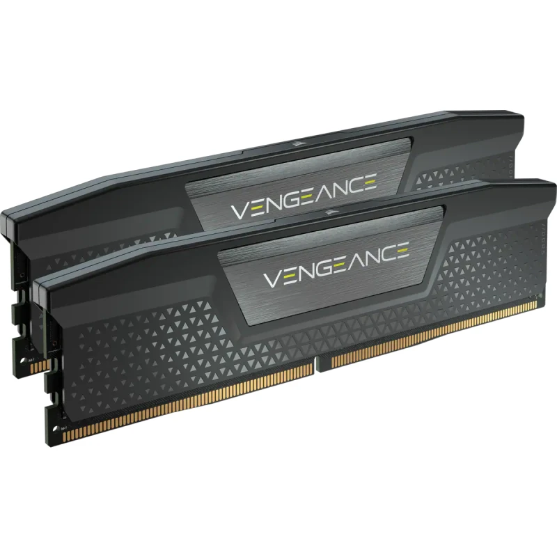 RAM CORSAIR VENGEANCE 32GB 2x16GB DDR5 6400MT/s DIMM Unbuffered 36-48-48-104 Std PMIC XMP 3.0 Juodas Heatspreader Juodas PCB 1.4V