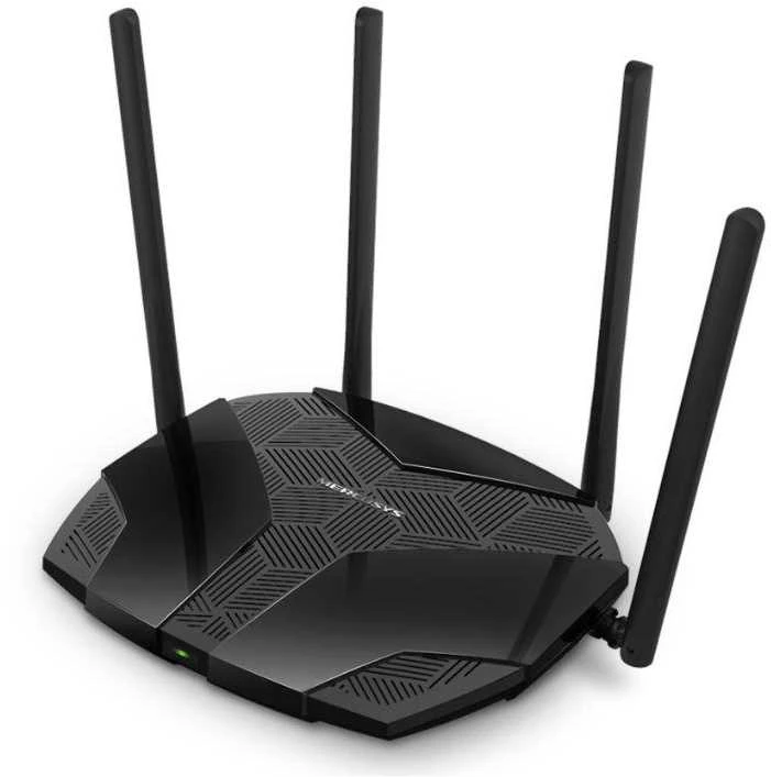 Mercusys | AX1500 WiFi 6 Maršrutizatorius | MR60X | 802.11ax | 1201+300 Mbit/s | 10/100/1000 Mbit/s | Ethernet LAN (RJ-45) jungtys 2 | Tinklelio atramos Nr. | MU-MiMO Taip | Nėra mobiliojo plačiajuosčio ryšio | Antenos tipas Išorinė