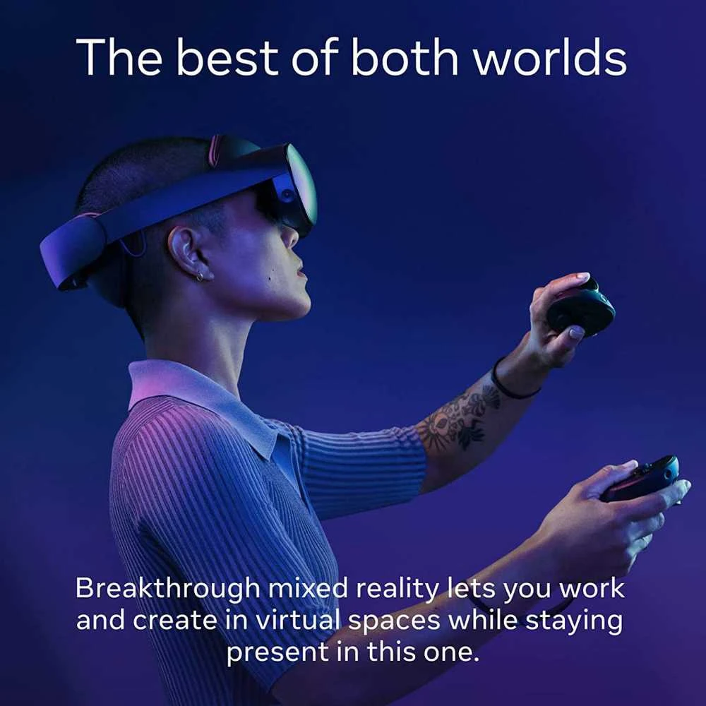 Meta Vr Virtualios realybės akiniai Meta Quest Pro All-in-one VR – 256GB