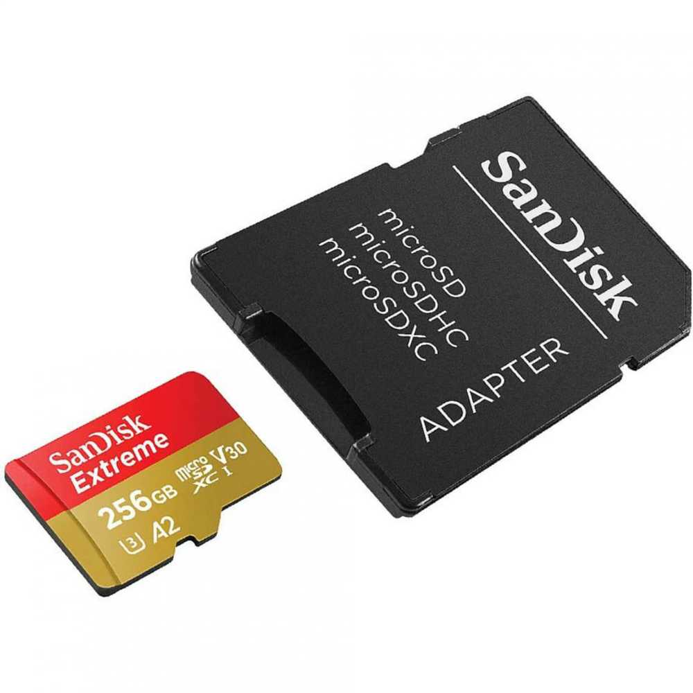 Atminties kortelė Sandisk Extreme Plus Micro SDXC SDSQXBD-256G-GN6MA, 256GB