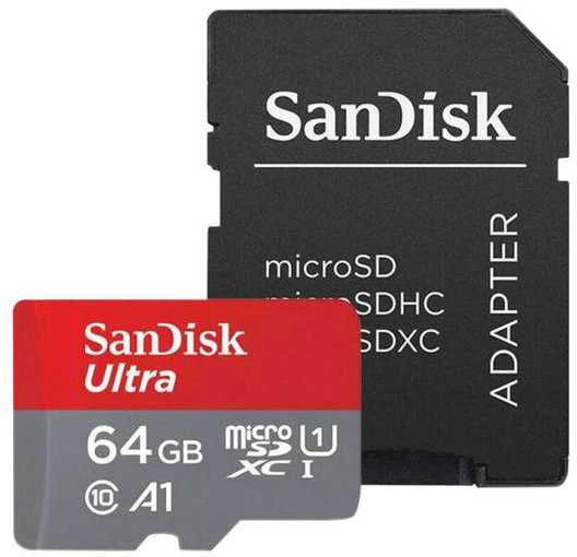 Oem 64GB 100Mb/s Micro SD atminties kortelė SanDisk Ultra 667x