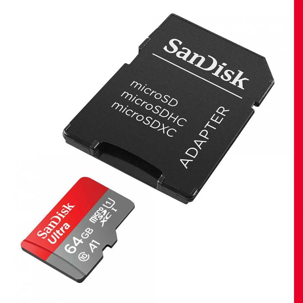 Oem 64GB 100Mb/s Micro SD atminties kortelė SanDisk Ultra 667x