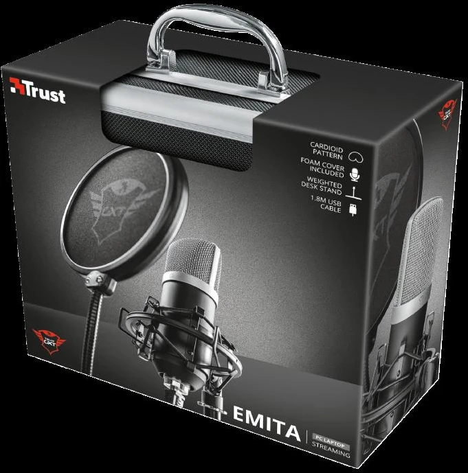 TRUST GXT 252 Emita laidinis mikrofonas | USB