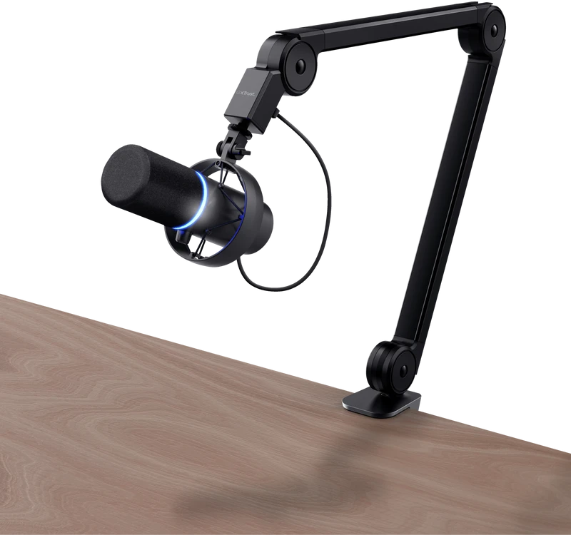 TRUST GXT 255+ Onyx laidinis mikrofonas + laikiklis | USB