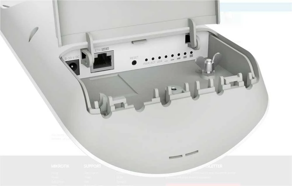 MIKROTIK RB911G-2HPND-12S Bazinė stotis mANTBox 2 12S 2X2MIMO 2.4GHz 1x RJ45 1000Mb/s 12dBi antena