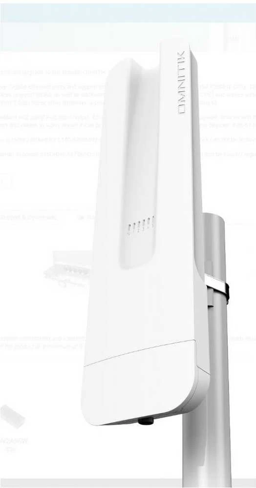 Maršrutizatorius MIKROTIK RBOmniTikPG-5HacD OmniTIK 5 PoE ac CPE 5GHz 5x RJ45 1000Mb/s prieigos taškas