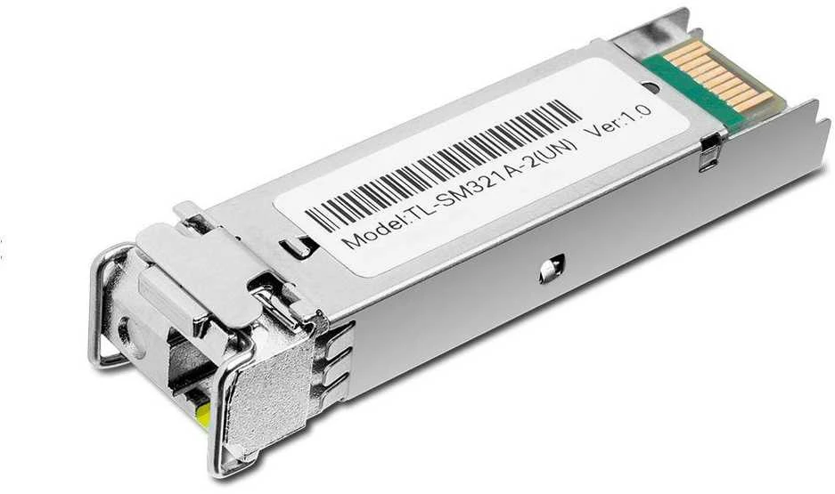 TP-LINK | 1000Base-BX WDM dvikryptis SFP modulis | TL-SM321A-2 | 9/125 μm SMF (vienmodis šviesolaidis) | 9/125 μm SMF (vienmodis šviesolaidis)