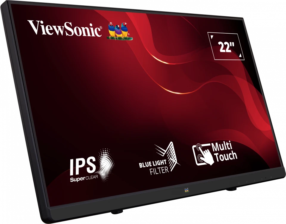 Monitorius ViewSonic TD2230 - 21.5" | IPS | FHD | 5 ms | 60 Hz | Jutiklinis ekranas. Portable
