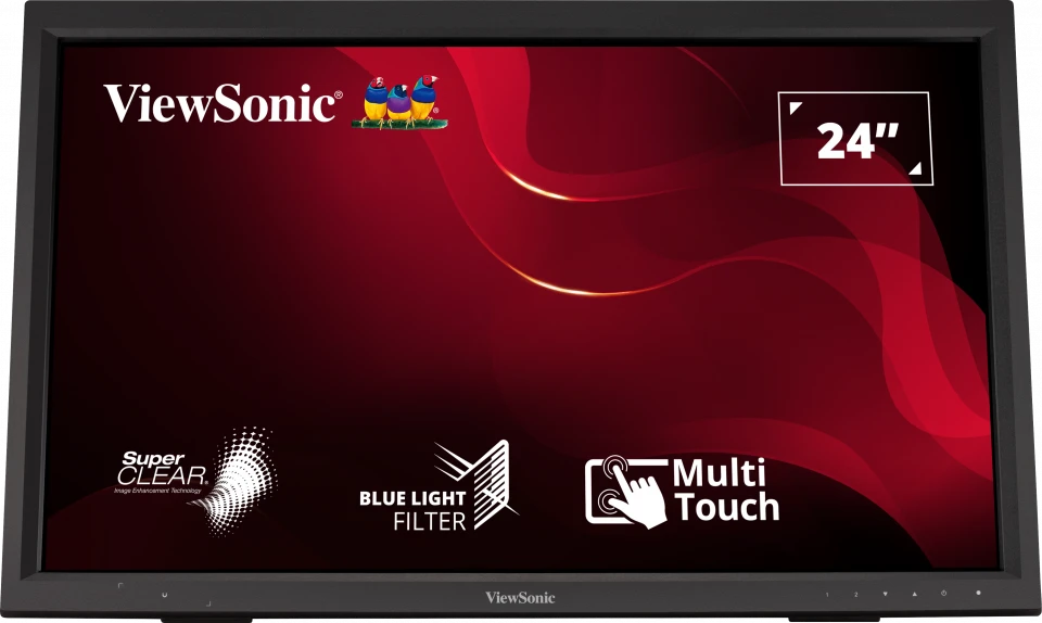 Monitorius VIEWSONIC TD2423 / 23.6" / Touch / Panel VA / 1920x1080 / 16:9 / 75Hz / 7 ms