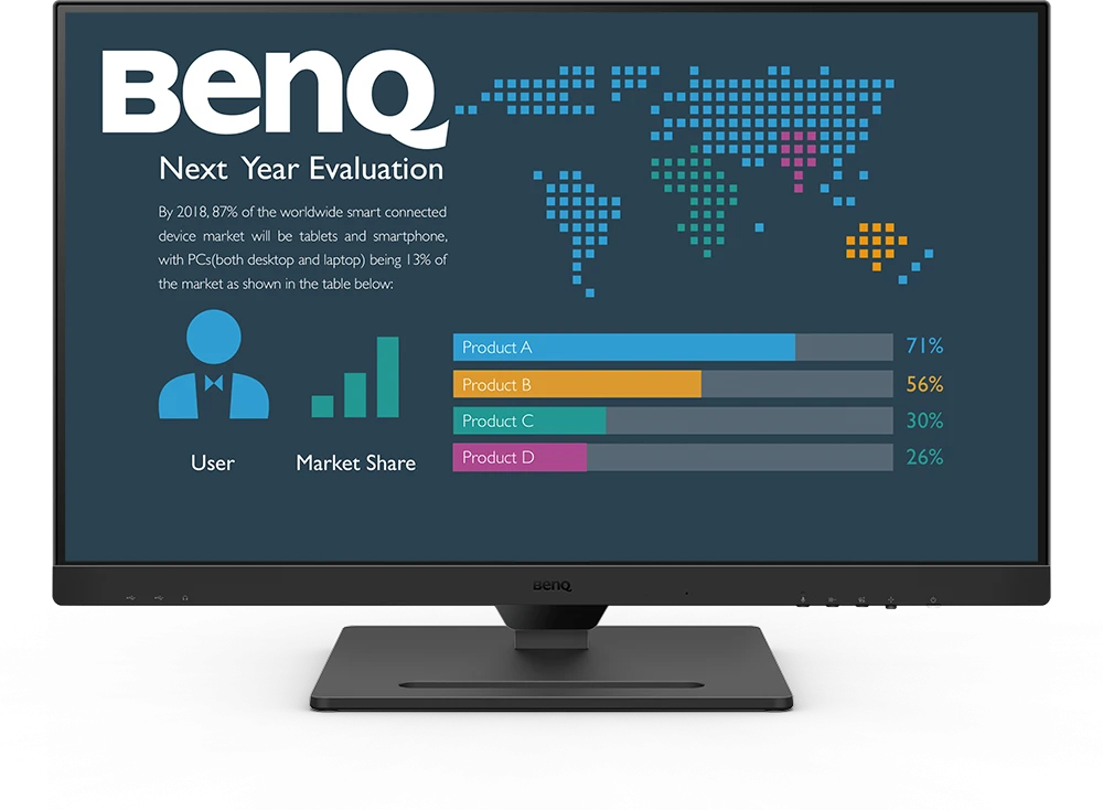 BenQ 27 colių ergonomiškas verslo monitorius su akių apsauga