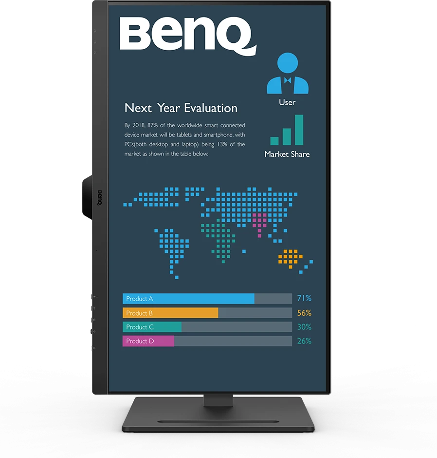 BenQ 27 colių ergonomiškas verslo monitorius su akių apsauga