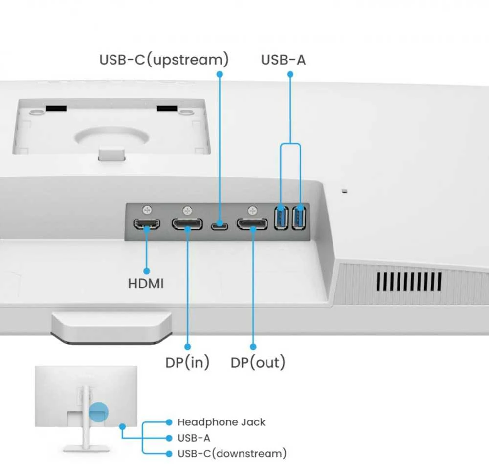 Monitorius BENQ GW3290QT 31,5 colio IPS 2560x1440 16:9 350cd/m2 5ms HDMI DP USB Juodas