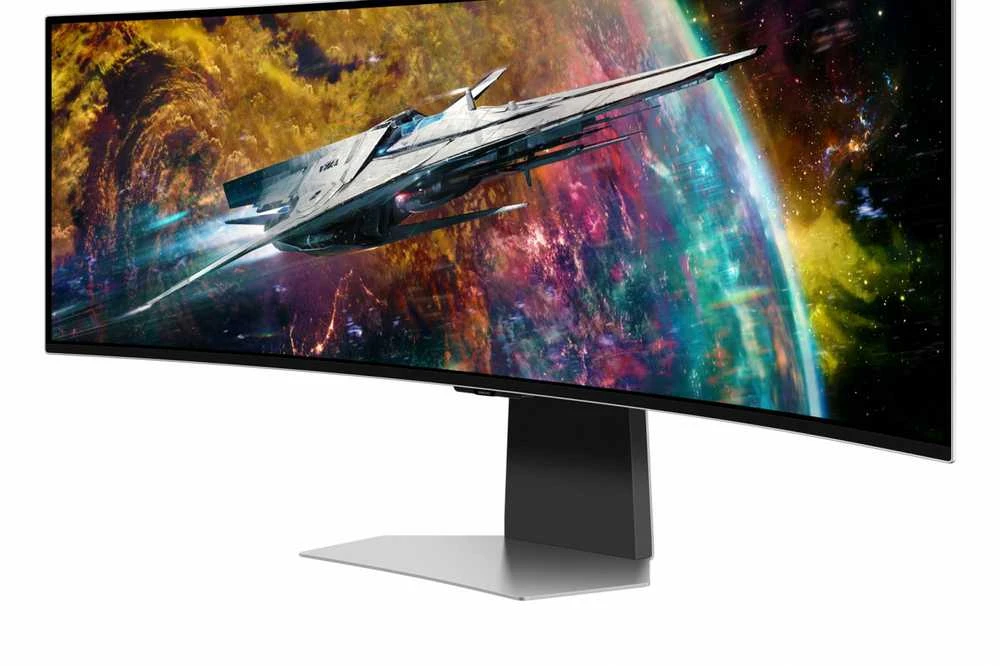 Samsung | Odyssey OLED G9 G95SC Monitorius | LS49CG950SUXDU | 49 " | QHD | 32:9 | 240 Hz | 0.03 ms | 5120 x 1440 | 250 cd/m² | HDMI jungtys quantity 1 | Sidabrinis
