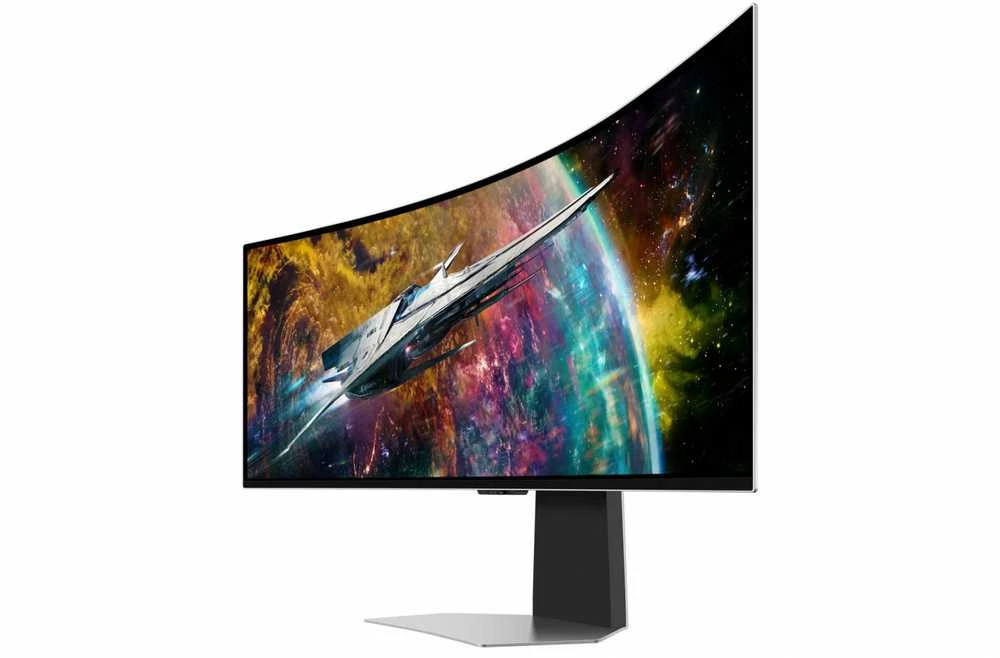 Samsung | Odyssey OLED G9 G95SC Monitorius | LS49CG950SUXDU | 49 " | QHD | 32:9 | 240 Hz | 0.03 ms | 5120 x 1440 | 250 cd/m² | HDMI jungtys quantity 1 | Sidabrinis