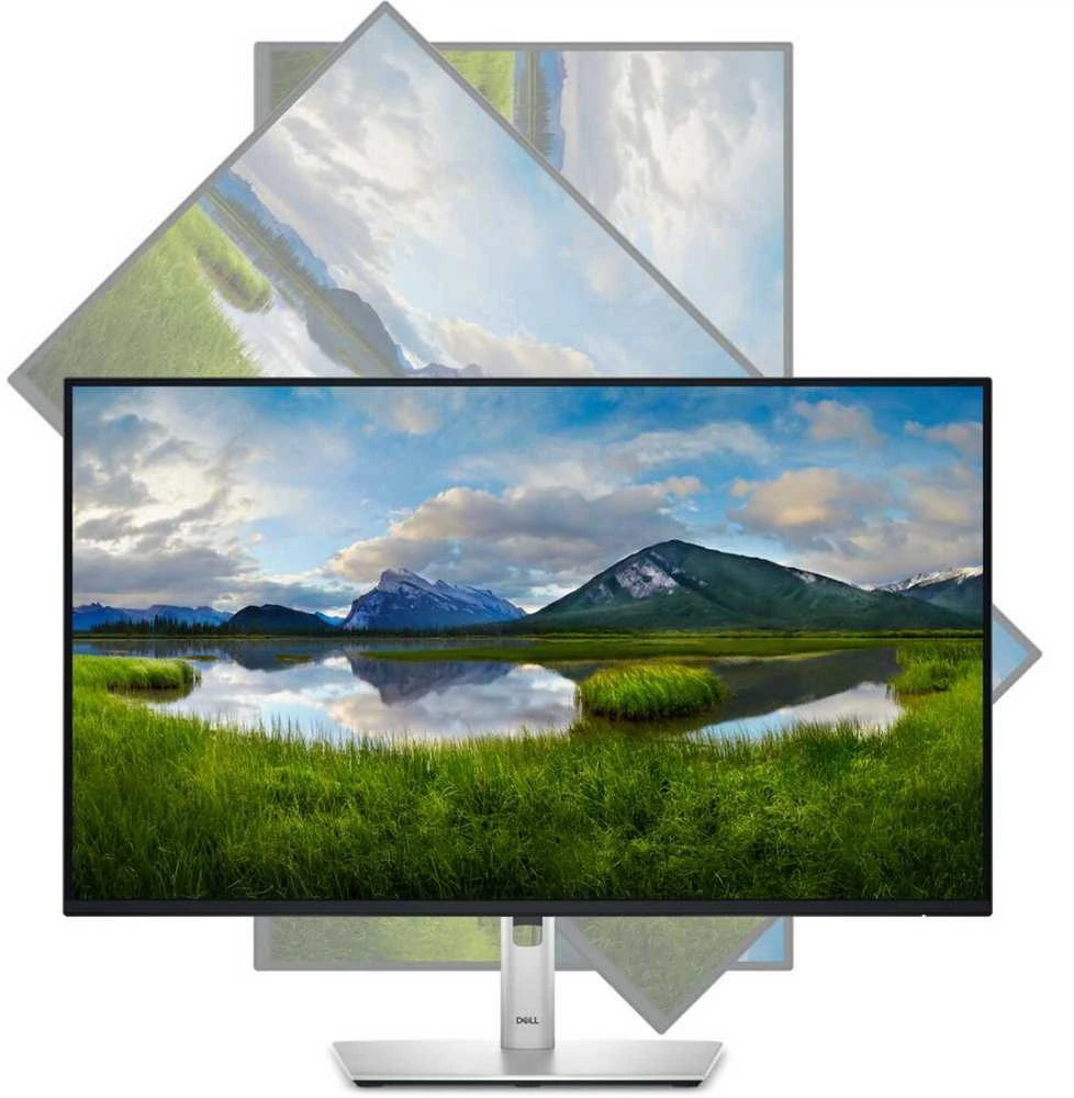 Monitorius Dell P2725H /27"/IPS/LED/1920x1080/16:9/100Hz/8ms/1500:1/300 cd/m2/HDMI/DP/VGA/Pivot/VESA/ (210-BMGC)