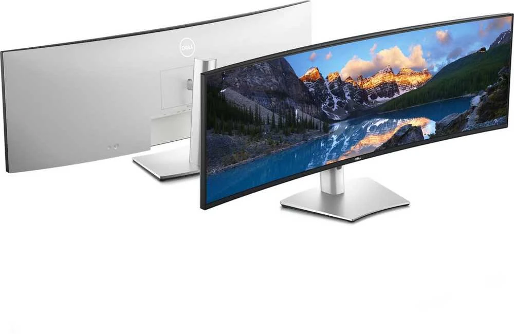 Monitorius Dell UltraSharp U4924DW, 49" Dual QHD (5120x1440) lenktas, IPS Black, 32:9, 60Hz, USB-C 90W, KVM, garsiakalbiai