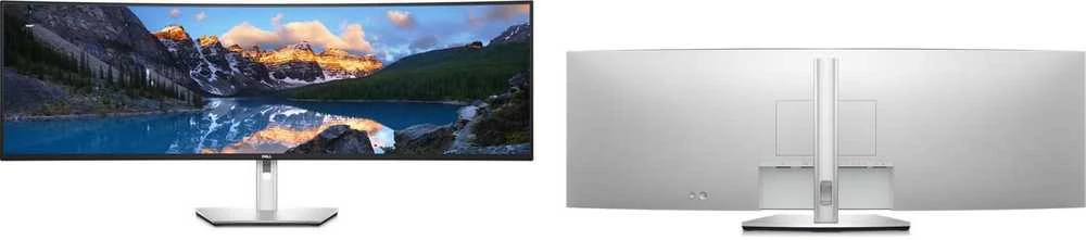 Monitorius Dell UltraSharp U4924DW, 49" Dual QHD (5120x1440) lenktas, IPS Black, 32:9, 60Hz, USB-C 90W, KVM, garsiakalbiai