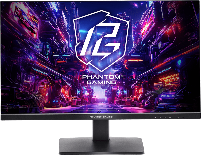 Monitorius - ASROCK Phantom Gaming PG27QFT1B 27" QHD 180Hz Juodas