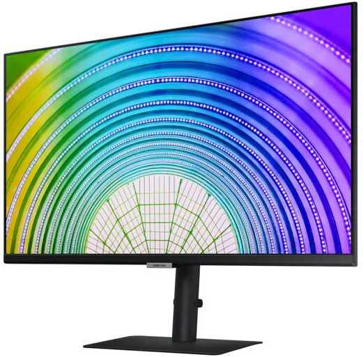 Monitorius SAMSUNG S32A600U 32inch Bezelless 16:9 2560x1440 VA 4ms HDR10 HAS/Swivel/Pivot/Tilt 130mm HDMI/DP/USB-C 90W LAN USB3-HUB VESA 100