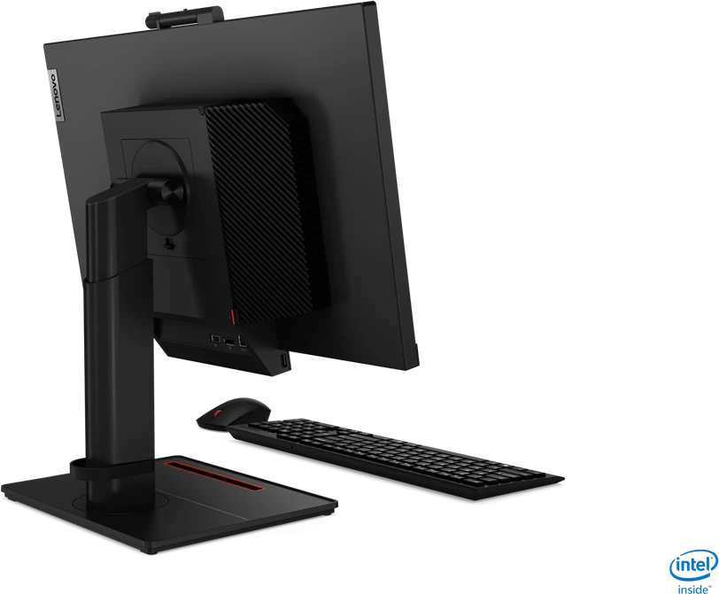 Monitorius Lenovo ThinkCentre Tiny-in-One 24 (Gen 4) 23,8 ", Jutiklinis ekranas, IPS, 1920 x 1080, 16:9, 4 ms, 250 cd/m², Integruotas garsiakalbis (-ai), Juodas, 1080p kamera su dviguba mikrofonas VOIP, LED indikatorius, 60 Hz, HAS