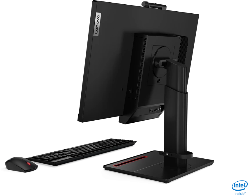Monitorius Lenovo ThinkCentre Tiny-in-One 24 (Gen 4) 23,8 ", Jutiklinis ekranas, IPS, 1920 x 1080, 16:9, 4 ms, 250 cd/m², Integruotas garsiakalbis (-ai), Juodas, 1080p kamera su dviguba mikrofonas VOIP, LED indikatorius, 60 Hz, HAS